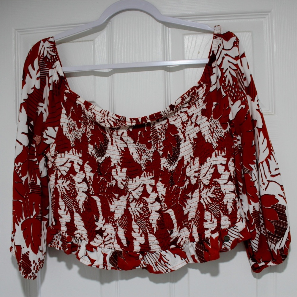 Roxy Like the Sun Off the Shoulder Top